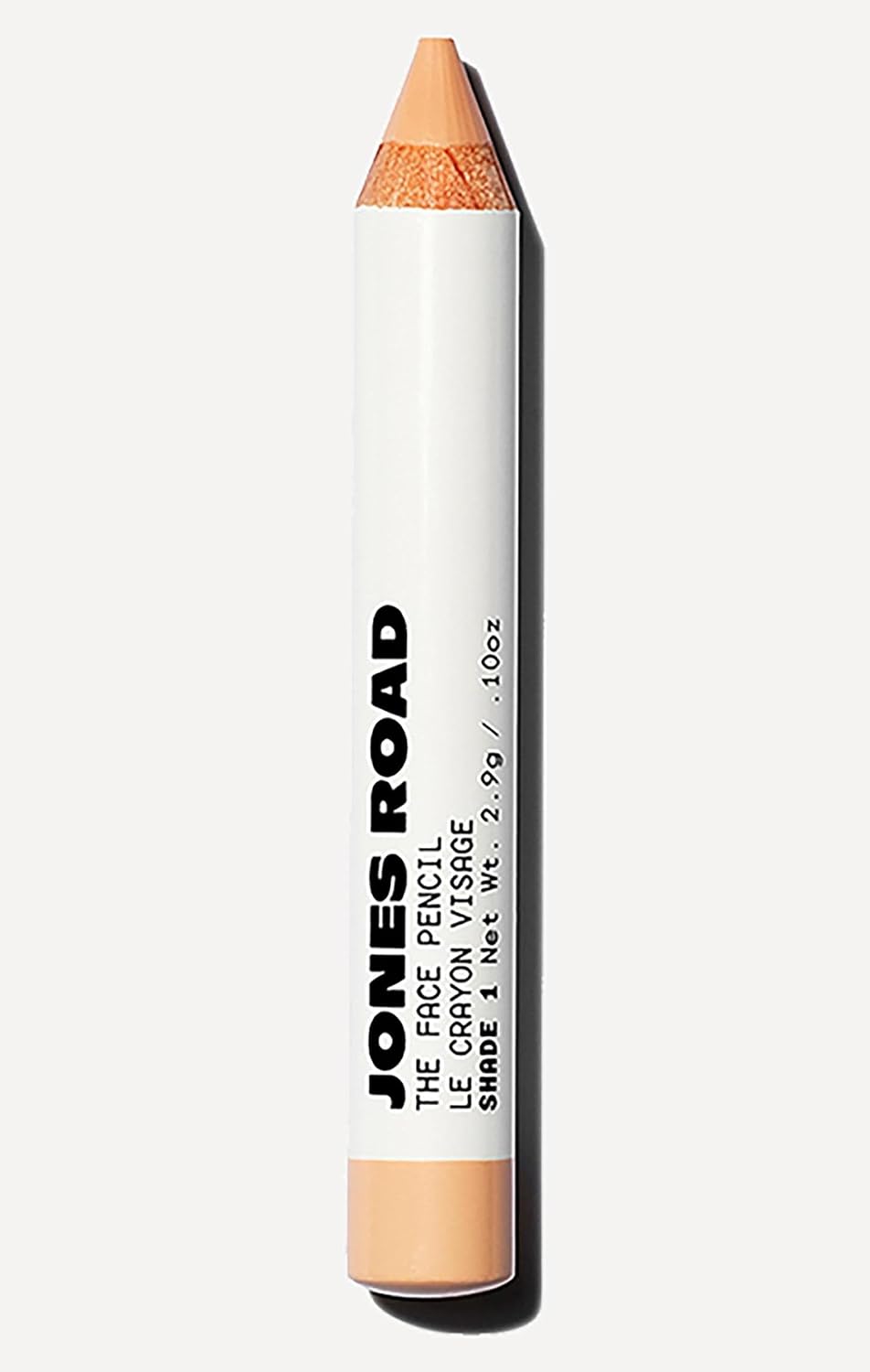 Jones Road The Face Pencil Concealer Shade 01, Buildable Coverage Concealer Pencil, 0.1 oz (2.9 g)