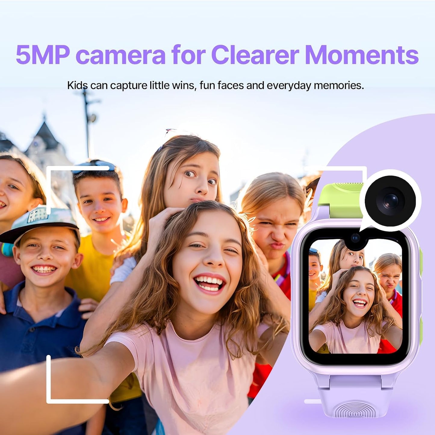 K9 Smart Watch for Kids with GPS Tracker, AI Voice & Video Call,1.78" AMOLED, 4G Smartwatch with SOS, Parental Controls, School Mode, IP68 Waterproof Kids Smartwatch for Teens Ages 3 and Up