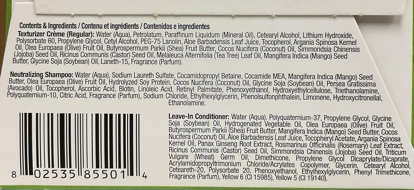 Soft & Beautiful Botanicals Texturizer, Regular (Pack of 3)