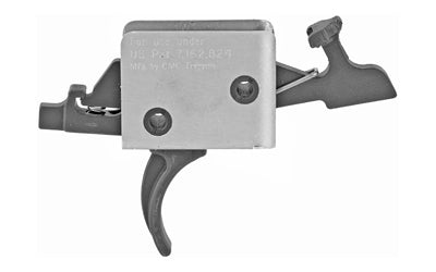 CMC Triggers 2-Stage Small Pin Curved Trigger | 2lb Set - 2lb Release | Black Finish