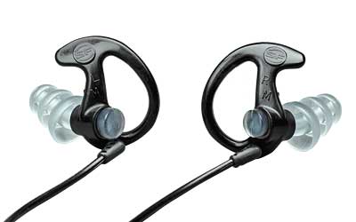 Surefire Sonic Defenders Max Ear Plug | Medium | Removable Cord | Black Finish