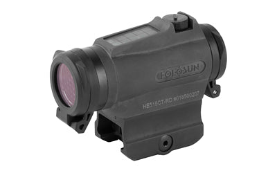 Holosun Technologies Micro Titanium Red Dot | Red Reticle | Three Different Reticles | Solar | QD Mount | Black