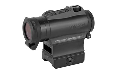 Holosun Technologies Micro Red Dot | 2 MOA Dot with 65 MOA Circle or 2 MOA Dot | QD Mount | Removeable/Rotating Flip Lens Caps | Side Battery | Black