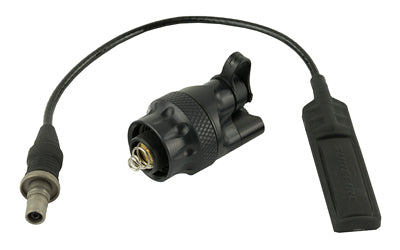 Surefire Part | Scoutlight | Includes A Click On/Off Pushbutton Switch And ST07 Switch Assembly With 7" Plug-In Momentary-On Remote Tape Switch | Black
