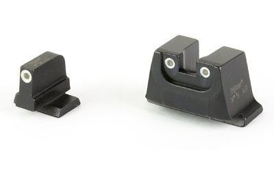Trijicon Bright & Tough | Suppressor Height Night Sight | Fits S&W M&P C.O.R.E/ M2.0 OR/ M2.0 Metal Series | Black | Tritium Front/Rear | Green 3 Dot