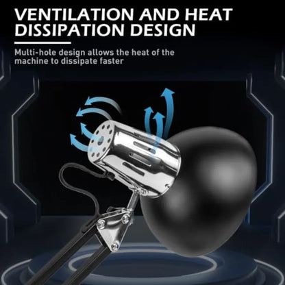 Heating Lamp for Candy Making Black Silver Plated Afable Candy Heater for Beginners in Sugar Art, Baking, and Confectionery