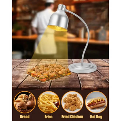 Heat Lamp for Food Heat Lamp with Flexible Arm 250W Bulbs x 2 Catering Food Warmers for Buffet Parties Fast Food