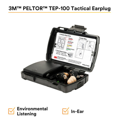 Peltor TEP-100 | Peltor Hearing Protection Tactical Earbuds