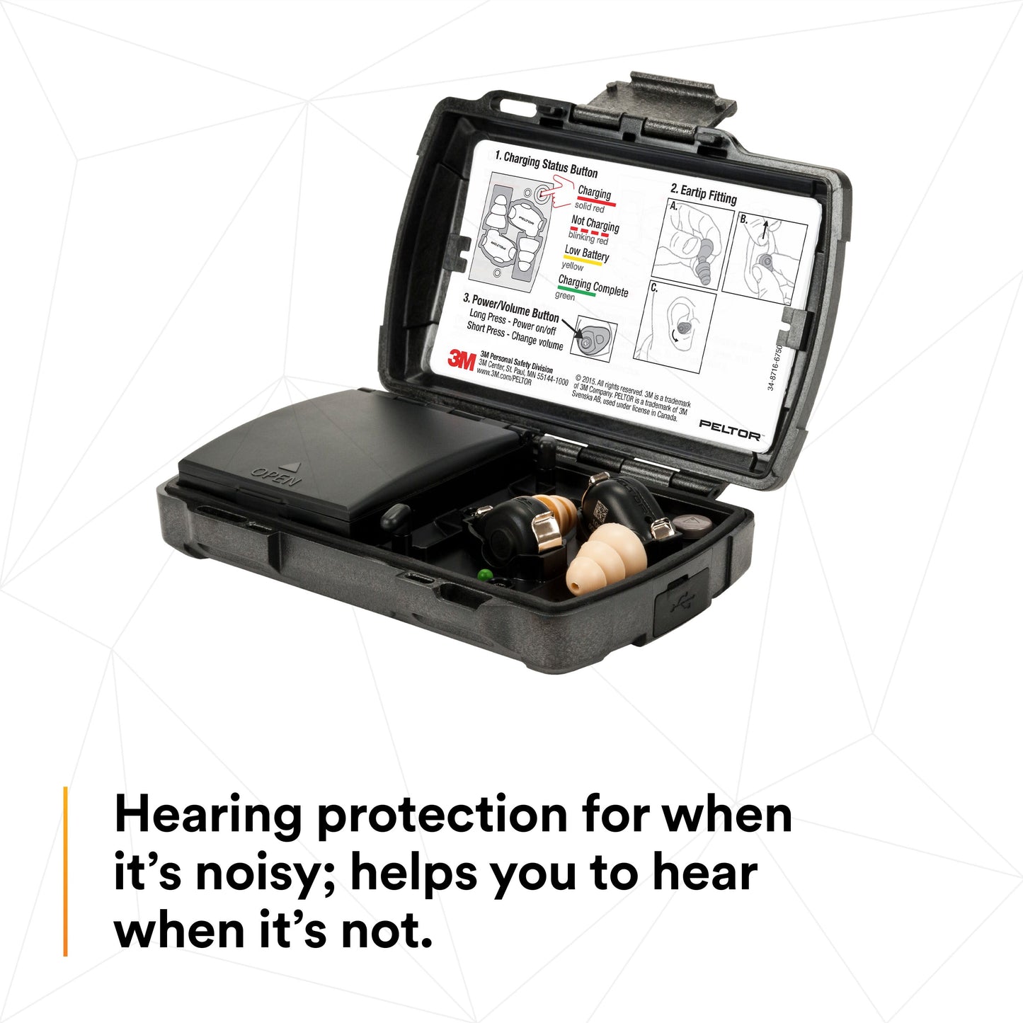 Peltor TEP-100 | Peltor Hearing Protection Tactical Earbuds