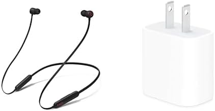 Beats Flex Wireless Earbuds - Apple W1 Headphone Chip, Magnetic Earphones, Class 1 Bluetooth, 12 Hours of Listening Time, Built-in Microphone - Black