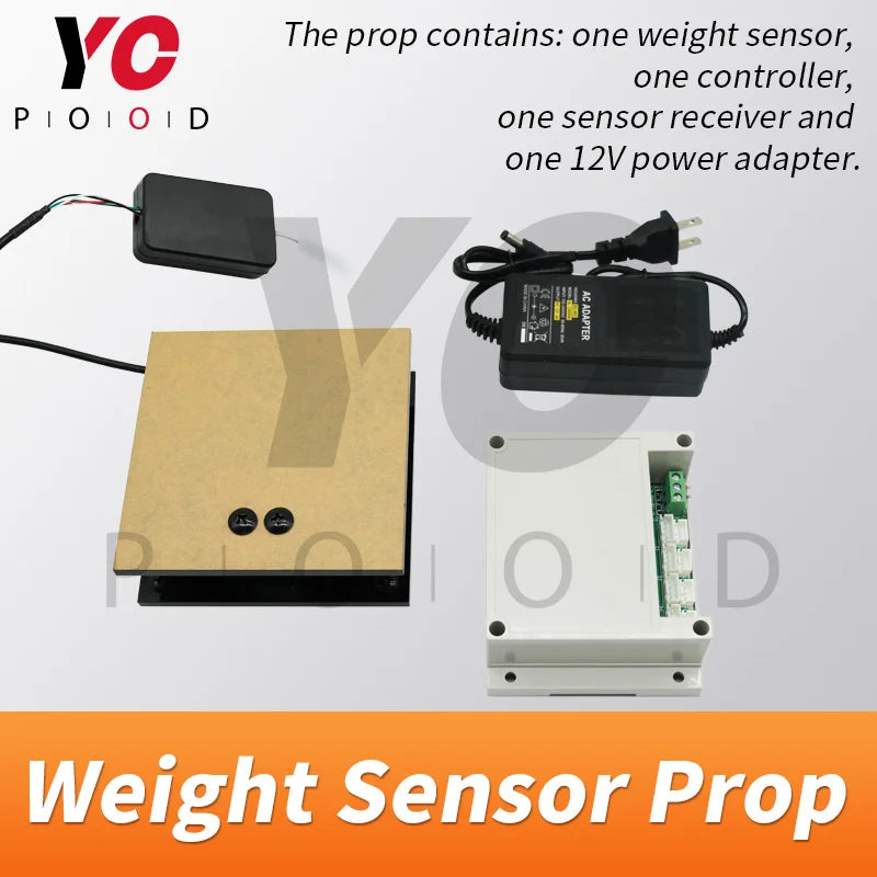 Weight Sensor Prop Escape Room Puzzle Put the object with correct weight on the sensor to open lock secret chamber room YOPOOD