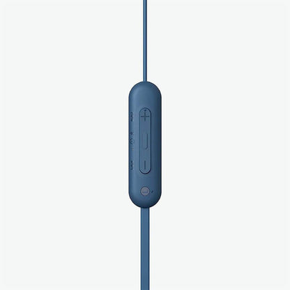 Sony WI-C100 Wireless in-Ear Bluetooth Headphones with Built-in Microphone, Black | Up to 25-Hr Battery, Sbc and Aac, Dsee, IPX4 Splash-Resistant, USB-C Charging, Built-in Mic, 20 G