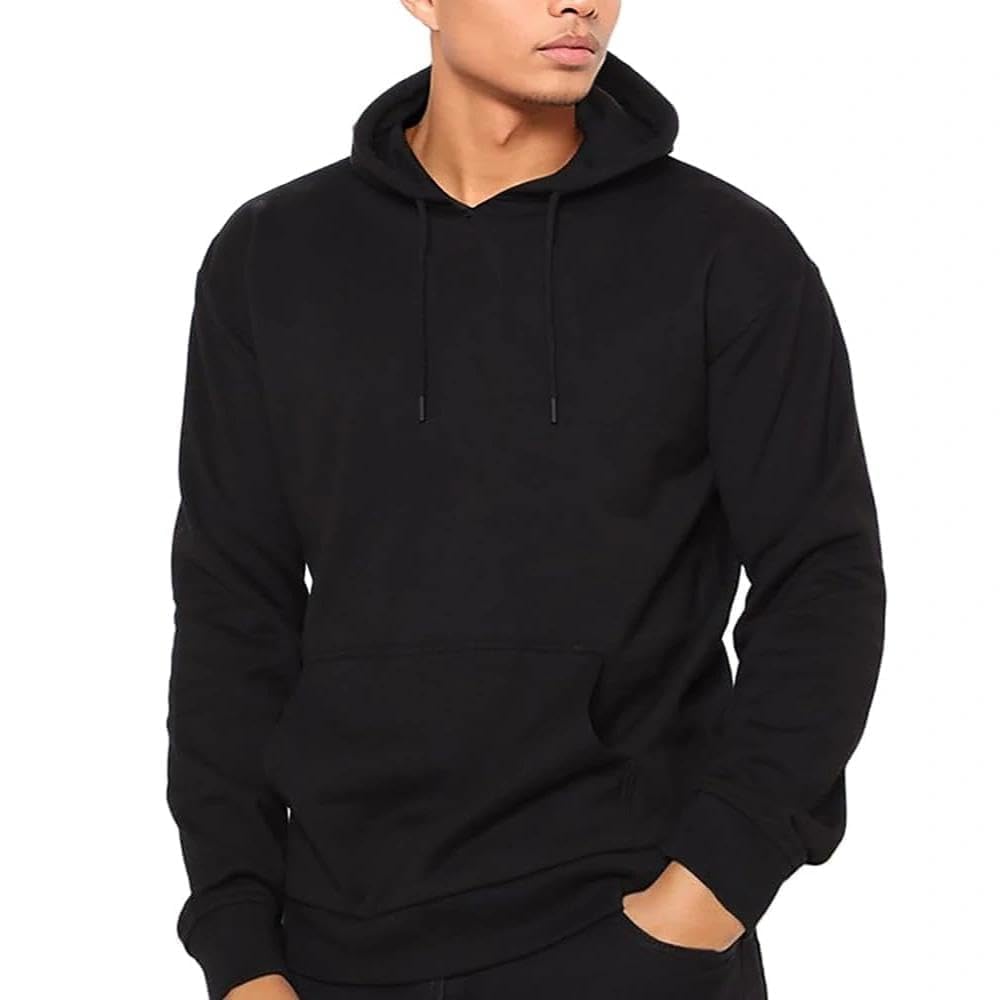 Casual Unisex Hoodies Sweatshirt for Men Women, Comfortable Lightweight Fleece Adult Pullover with Pockets