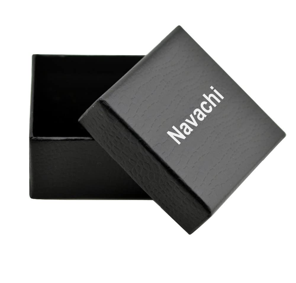 Navachi 18k Gold Plated Crystal Multicolor Square Shape Zircon Dangle Earrings And Neckalce Pendant Az4020-1 Jewelry set