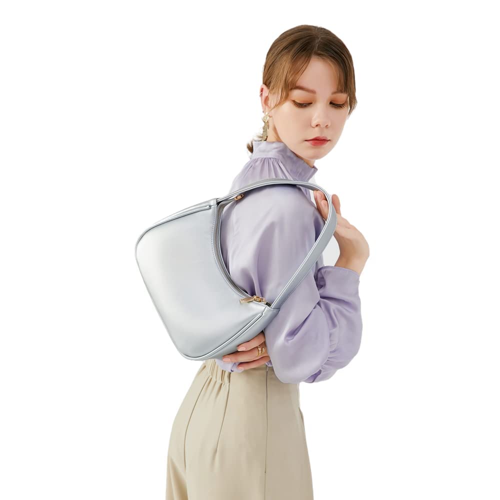 CYHTWSDJ Shoulder Bags for Women, Cute Hobo Tote Handbag Mini Clutch Purse with Zipper Closure