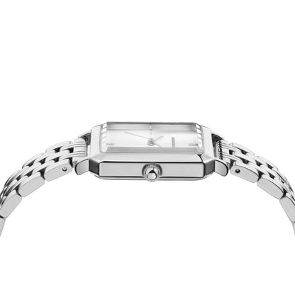 Roberto Marino RM1982 Women’s Luxury Watch Rectangular Gold – Japanese Quartz Movement, Vintage Stainless Steel Design, Silver Dial, Elegant Dress Timepiece, 3ATM Water Resistant – Reloj para Mujer