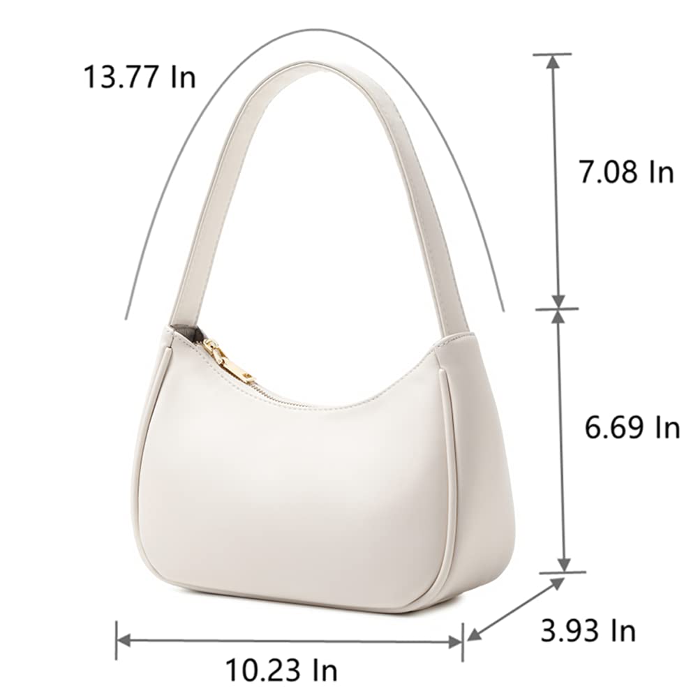 CYHTWSDJ Shoulder Bags for Women, Cute Hobo Tote Handbag Mini Clutch Purse with Zipper Closure