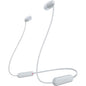 Sony WI-C100 Wireless in-Ear Bluetooth Headphones with Built-in Microphone, Black | Up to 25-Hr Battery, Sbc and Aac, Dsee, IPX4 Splash-Resistant, USB-C Charging, Built-in Mic, 20 G