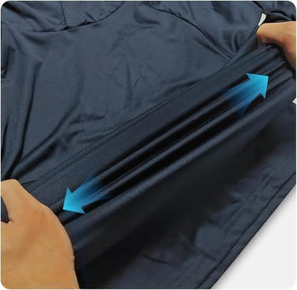 ADHOWBEW Fishing Shirt with Hood Cooling Hoodies Hooded Shirt Uv Casual Summer UPF 50+ Uv Rash Guard 2025