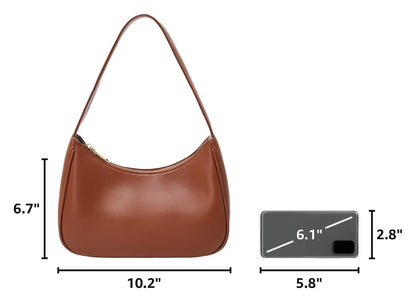 CYHTWSDJ Shoulder Bags for Women, Cute Hobo Tote Handbag Mini Clutch Purse with Zipper Closure