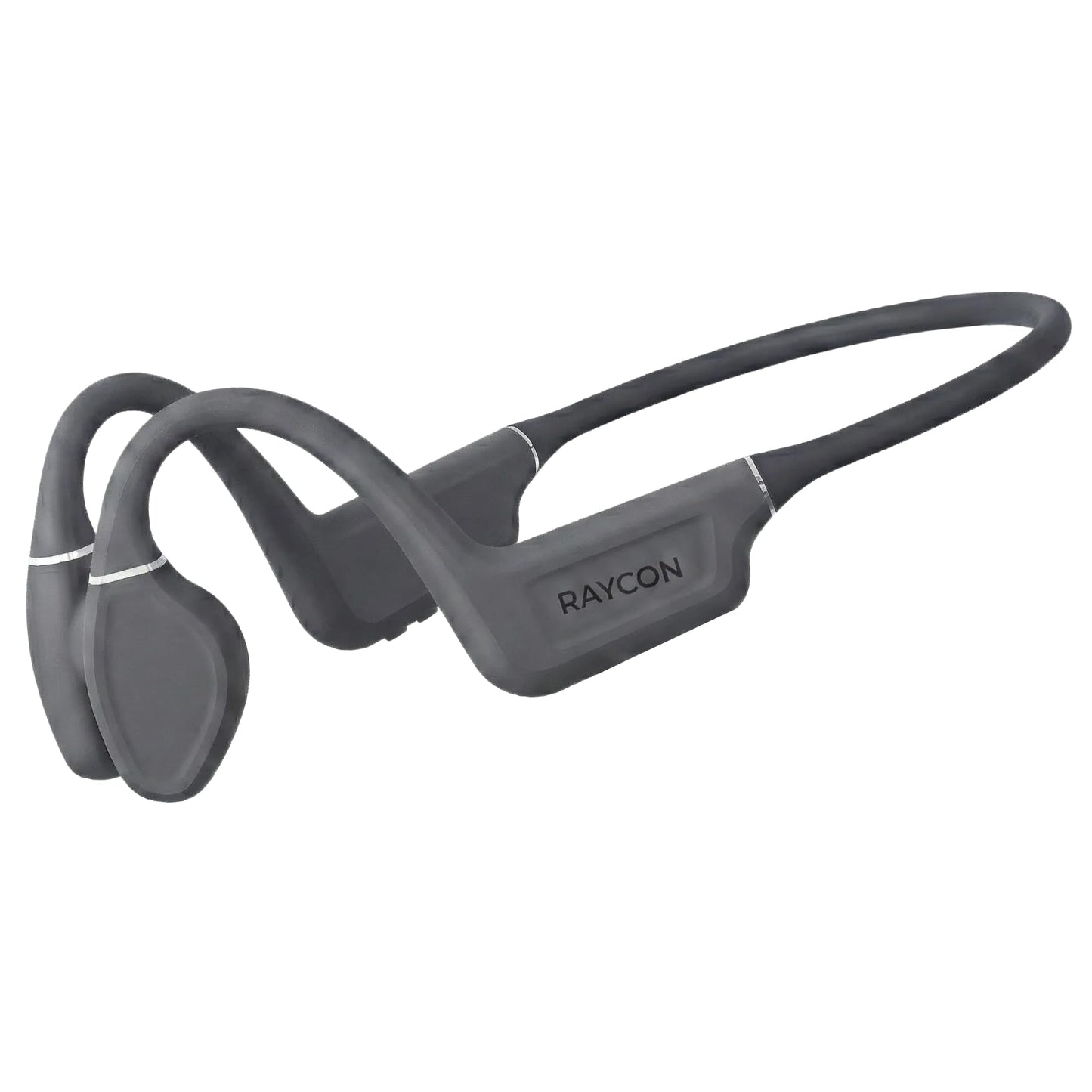 Raycon Bone Conduction Headphones Bluetooth - Open Ear Running Headphones, Sweat & Water-Resistant Earbuds with Mic for Sports & Workouts, 13hr Playtime (Gray)