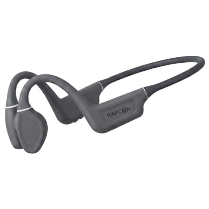Raycon Bone Conduction Headphones Bluetooth - Open Ear Running Headphones, Sweat & Water-Resistant Earbuds with Mic for Sports & Workouts, 13hr Playtime (Gray)
