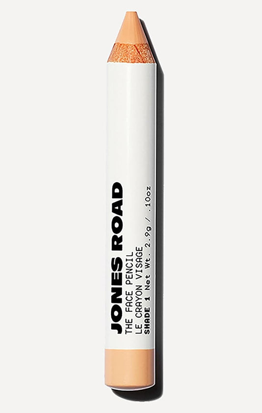 Jones Road The Face Pencil Concealer Shade 01, Buildable Coverage Concealer Pencil, 0.1 oz (2.9 g)