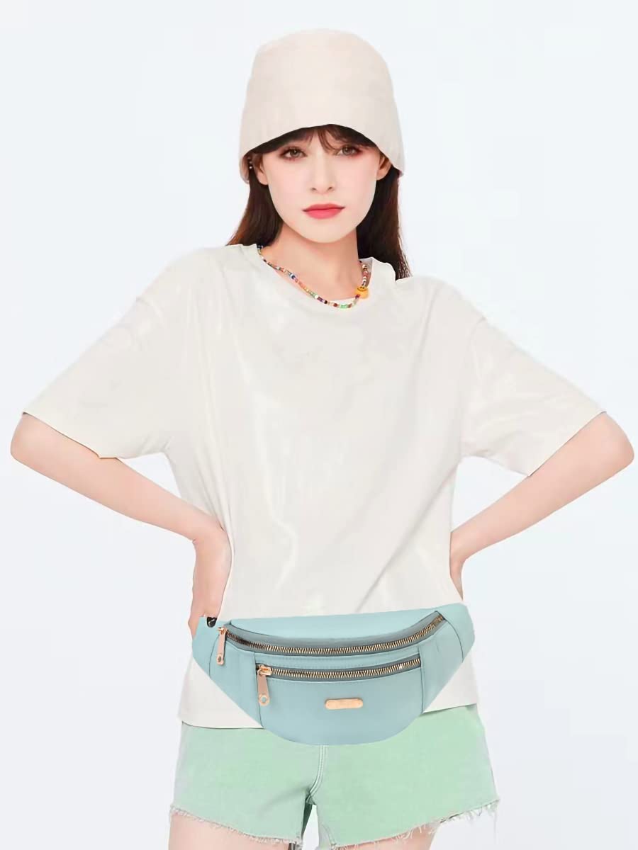 Fanny Packs Waist Pack for Women, Waterproof Waist Bag with Adjustable Strap for Travel Sports Running