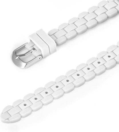 Bisley 35MM Watches for Women Big Face Easy Reader Silicone Strap Water Proof