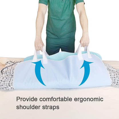 2 Pack Bed Pads for Incontinence Positioning Bed Pad with Handles for Lift and Transfer Reusable Waterproof Bed Pads Washable Incontinence Bed Pads for Elderly Hospital Home Care 36” × 34”