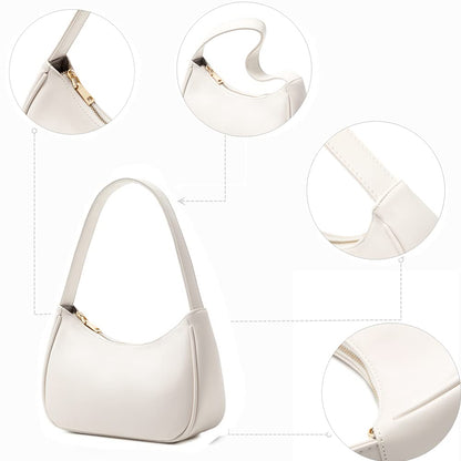 CYHTWSDJ Shoulder Bags for Women, Cute Hobo Tote Handbag Mini Clutch Purse with Zipper Closure