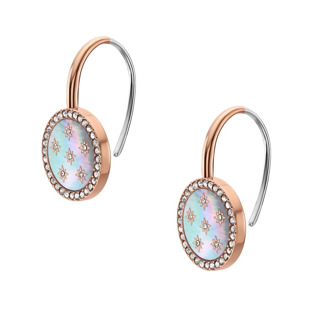 Fossil Women's Stainless Steel Dangle/Drop or Hoop Earrings for Women