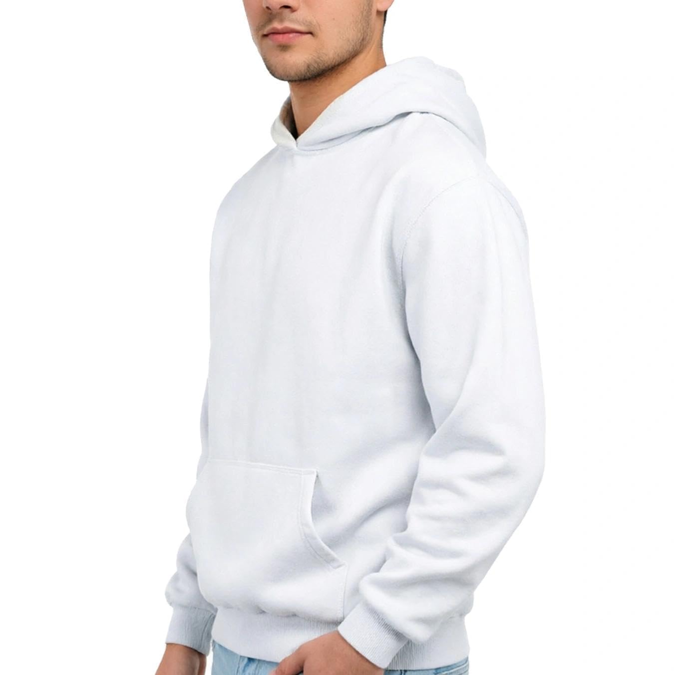 Casual Unisex Hoodies Sweatshirt for Men Women, Comfortable Lightweight Fleece Adult Pullover with Pockets