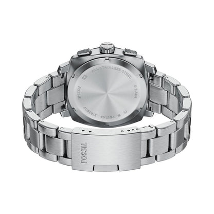 Fossil Men's Watch, Machine Stainless Steel Chronograph Watch for Men