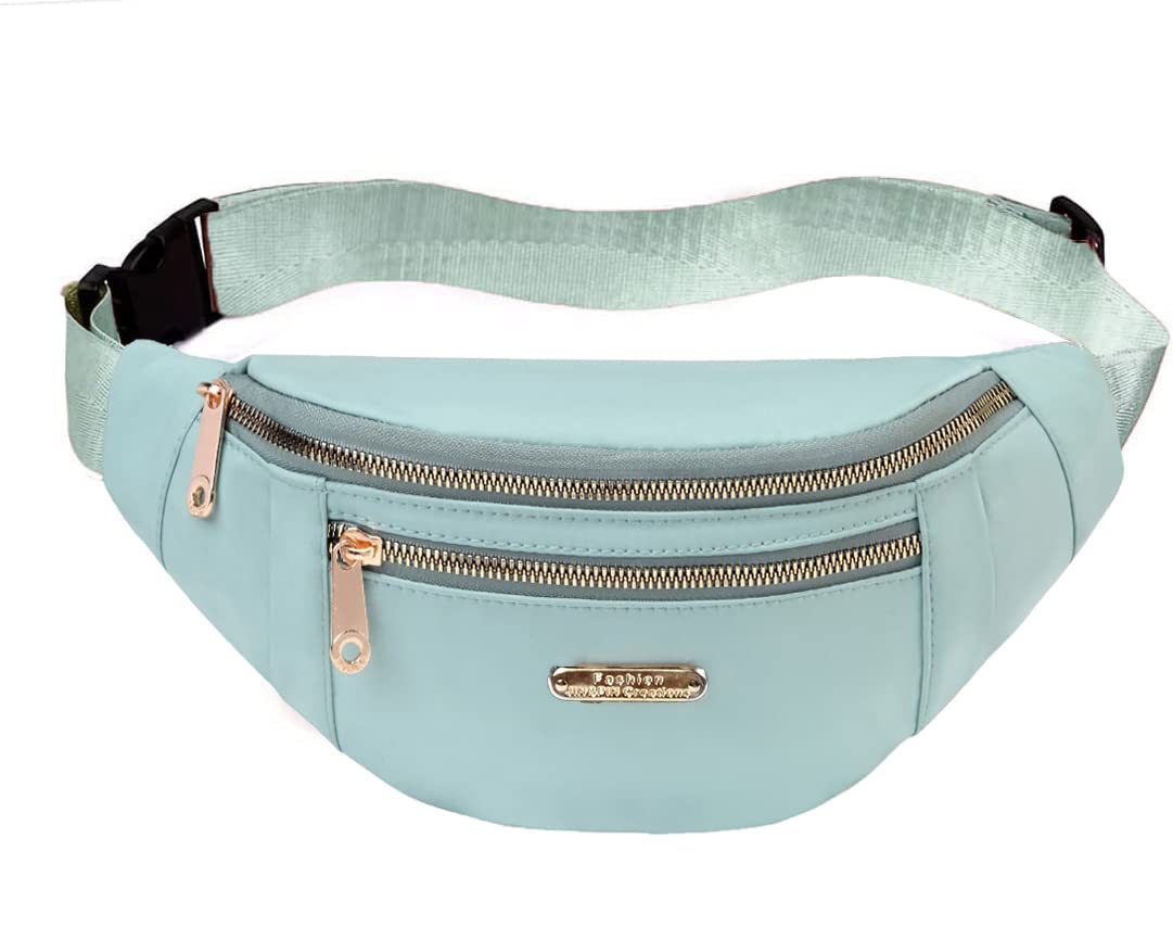 Fanny Packs Waist Pack for Women, Waterproof Waist Bag with Adjustable Strap for Travel Sports Running