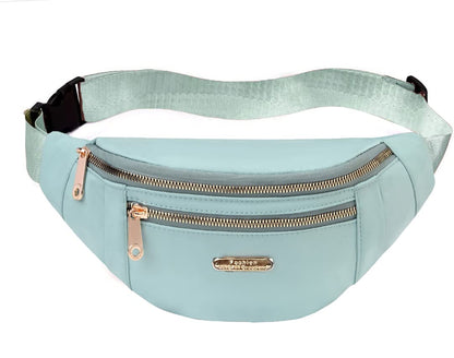 Fanny Packs Waist Pack for Women, Waterproof Waist Bag with Adjustable Strap for Travel Sports Running