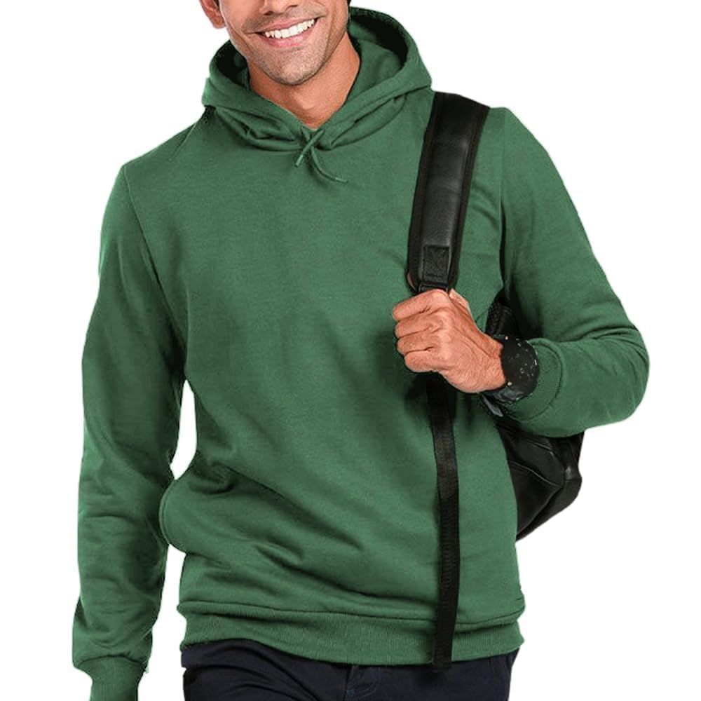 Casual Unisex Hoodies Sweatshirt for Men Women, Comfortable Lightweight Fleece Adult Pullover with Pockets