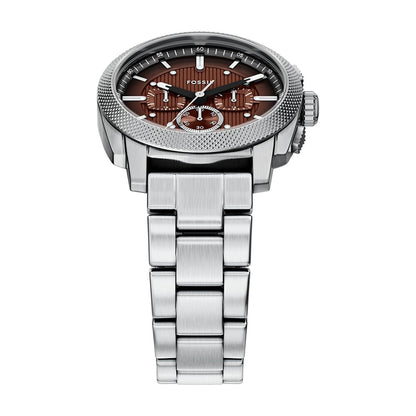Fossil Men's Watch, Machine Stainless Steel Chronograph Watch for Men