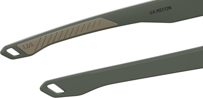 UA Recon Square Sunglasses, Baroque Green Frame w/ Polarized Brown HC Lenses (1374558)