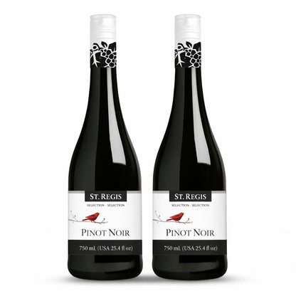ST. REGIS Non-Alcoholic Cabernet Sauvignon, 25.4 Fl Oz (2 Pack) - Low Calorie, Low Sugar - Fruity & Spicy Rich Flavor from Spain