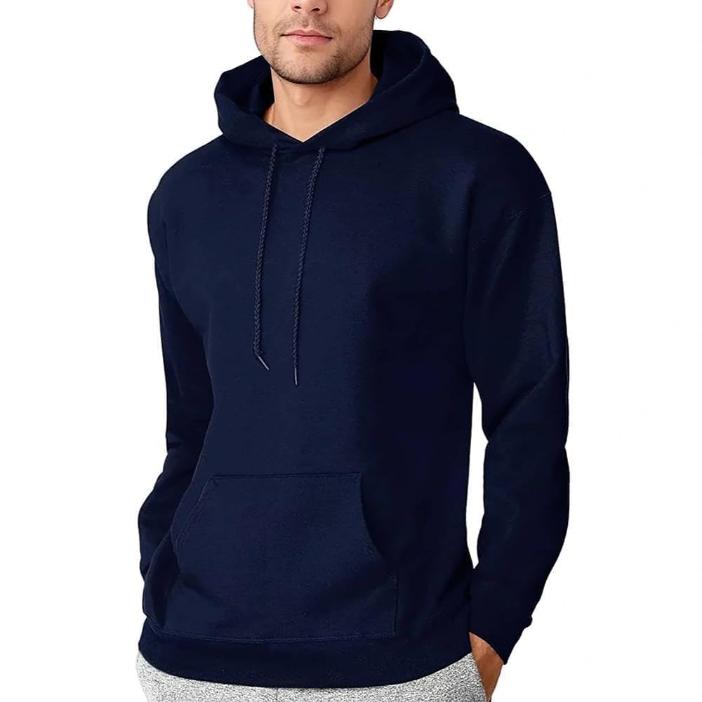 Casual Unisex Hoodies Sweatshirt for Men Women, Comfortable Lightweight Fleece Adult Pullover with Pockets