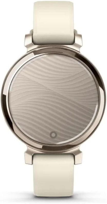 Garmin Lily 2, Small and Stylish Smartwatch, Hidden Display, Patterned Lens, Up to 5 Days Battery Life, Coconut (Renewed)