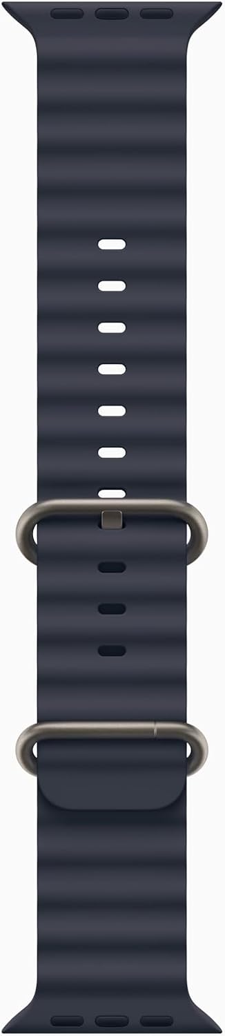 Apple Watch Ultra 2 [GPS + Cellular, 49mm] - Titanium Case with Blue Ocean Band, One Size (Renewed)