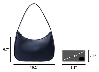 CYHTWSDJ Shoulder Bags for Women, Cute Hobo Tote Handbag Mini Clutch Purse with Zipper Closure
