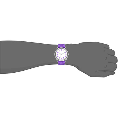 Bisley 35MM Watches for Women Big Face Easy Reader Silicone Strap Water Proof