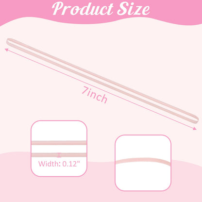 KJAHLAL Large Heavy Duty Rubber Bands - 120 Pcs, 7x1/8 Inches, Assorted Colors, Office & Home Use
