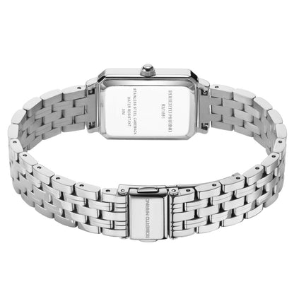 Roberto Marino RM1982 Women’s Luxury Watch Rectangular Gold – Japanese Quartz Movement, Vintage Stainless Steel Design, Silver Dial, Elegant Dress Timepiece, 3ATM Water Resistant – Reloj para Mujer