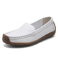 Women's Comfortable & Lightweight Leather Loafers Slip-Ons Driving Walking Mocs Boat Shoes Cute Business Casual Dress Shoes Work Flats for Women