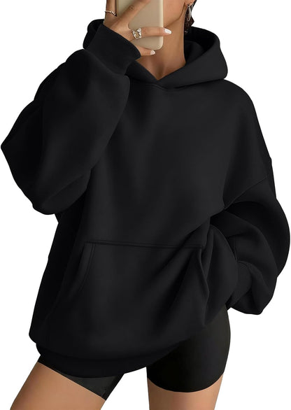 AUTOMET Womens Oversized Hoodies Trendy Pullover Sweatshirts | Comfrt Wear, Oversized Fit Soft Fleece Pullover, Perfect For Trendy Streetwear, College Outfits, And Daily Home Wear
