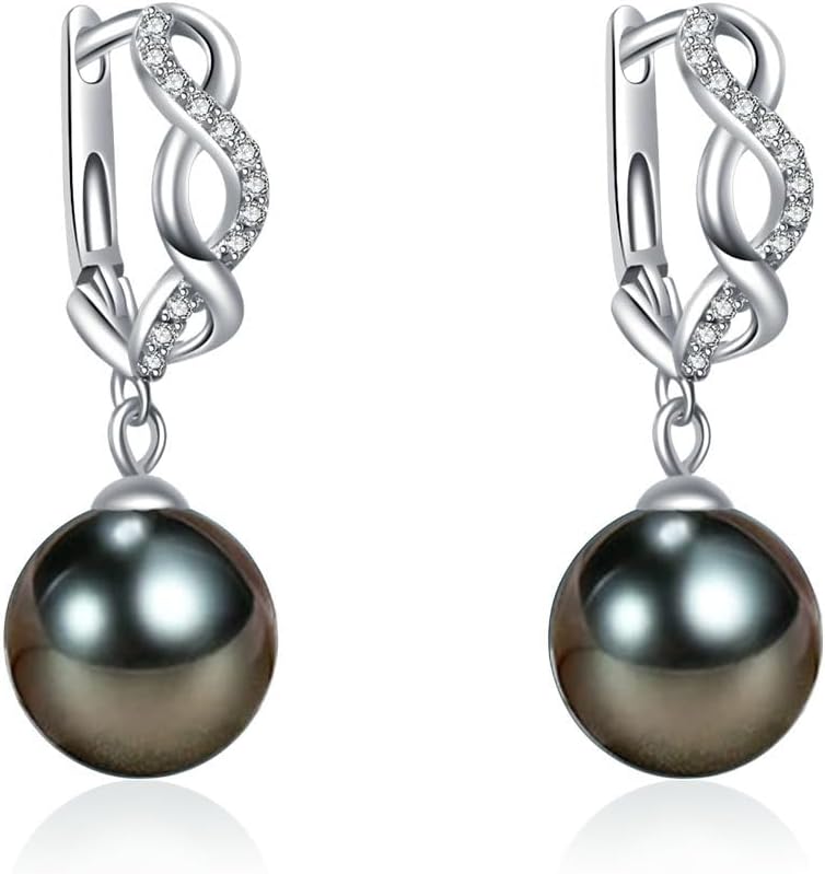 NONNYL Birthday Gifts for Women Wife Wedding Anniversary Jewelry, Mothers Day Gifts for Mom Women Pearls Earring, Christmas Valentine's Gifts for Wife Her